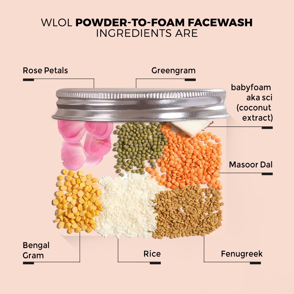 Powder To Foam Facewash Powder